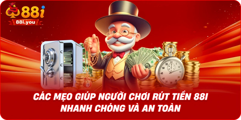Các mẹo giúp người chơi rút tiền 88i nhanh chóng và an toàn